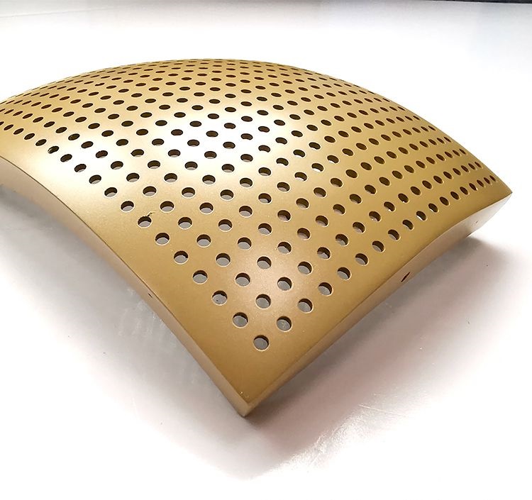 弧形沖孔鋁單板